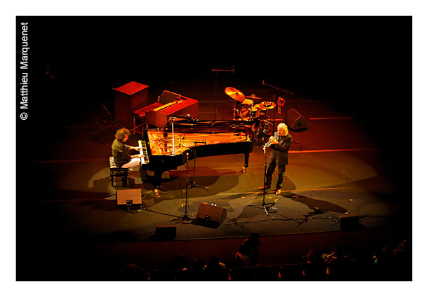 live : photo de concert de Enrico Rava et Stefano Bollani à Paris, Salle Pleyel