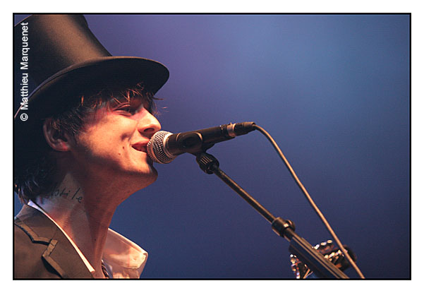 live : photo de concert de Babyshambles (avec Pete Doherty)  Paris, Znith