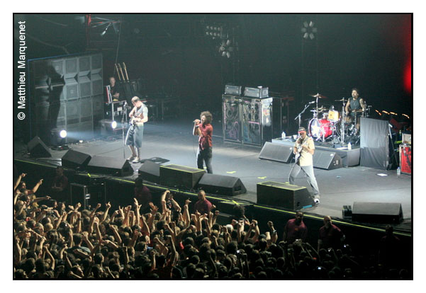 live : photo de concert de Rage against the Machine à Paris, Bercy (POPB)