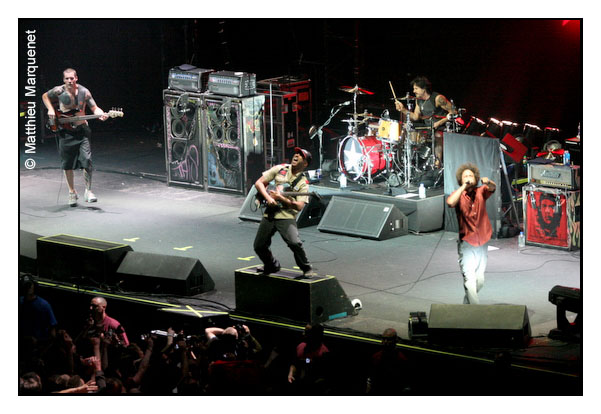 live : photo de concert de Rage against the Machine  Paris, Bercy (POPB)