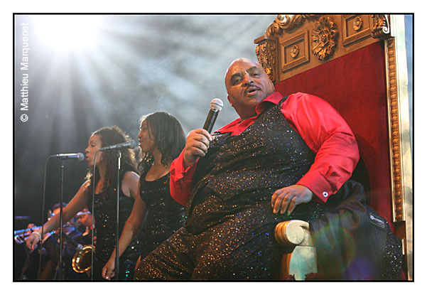 live : photo de concert de Solomon Burke  Roskilde (Danemark), Roskilde Festival