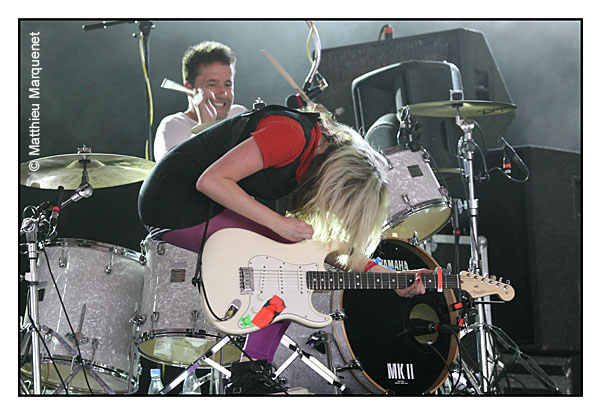 live : photo de concert de The Ting Tings  Roskilde (Danemark), Roskilde Festival