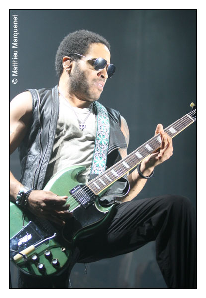 live : photo de concert de Lenny Kravitz  Paris, POPB (Bercy)