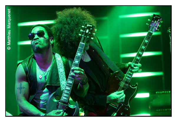 live : photo de concert de Lenny Kravitz  Paris, POPB (Bercy)