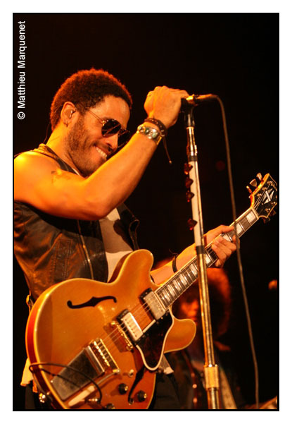 live : photo de concert de Lenny Kravitz à Paris, POPB (Bercy)