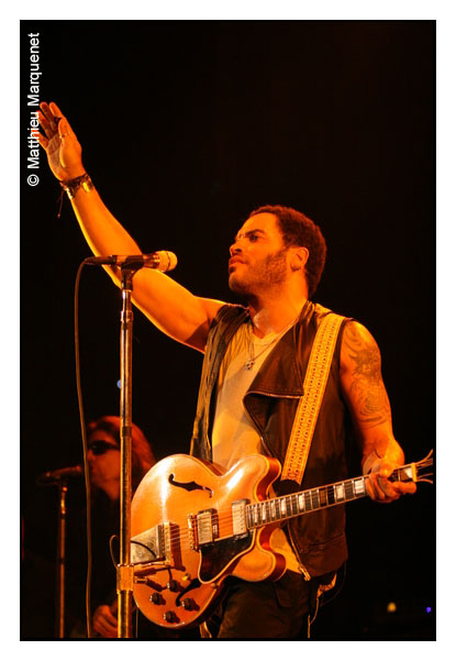 live : photo de concert de Lenny Kravitz à Paris, POPB (Bercy)