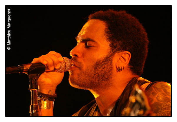 live : photo de concert de Lenny Kravitz  Paris, POPB (Bercy)