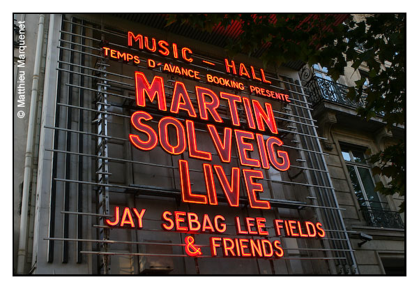 live : photo de concert de Martin Solveig à Paris, Olympia