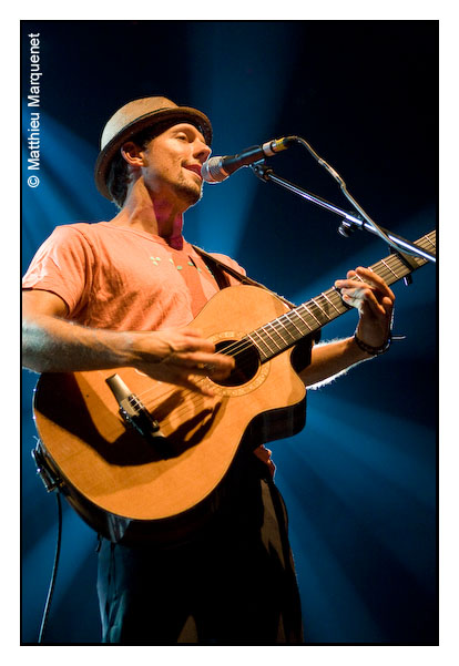 live : photo de concert de Jason Mraz  Paris, Znith