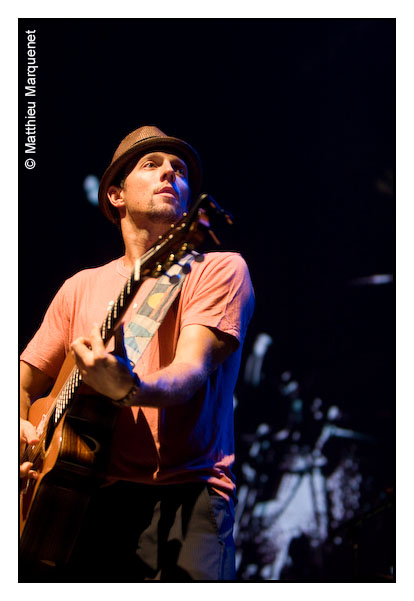 live : photo de concert de Jason Mraz  Paris, Znith