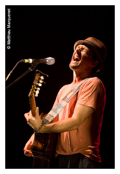 live : photo de concert de Jason Mraz  Paris, Znith