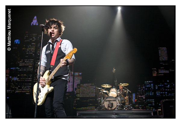 live : photo de concert de Green Day à Paris, Bercy