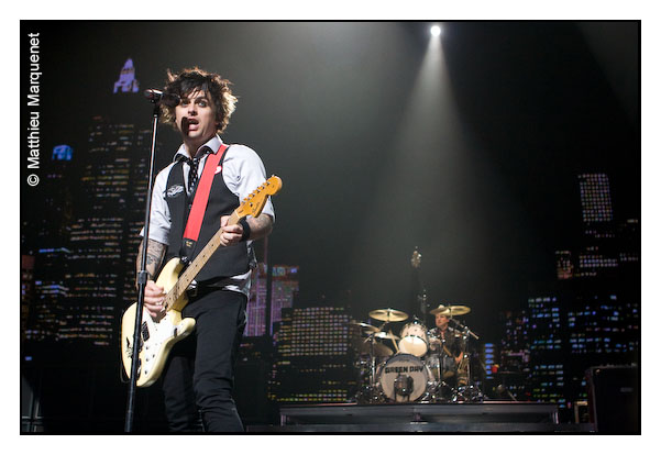 live : photo de concert de Green Day  Paris, Bercy