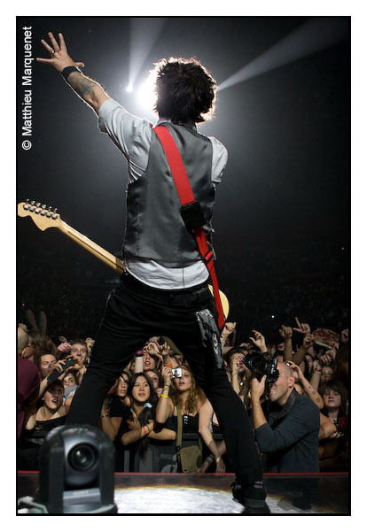 live : photo de concert de Green Day  Paris, Bercy