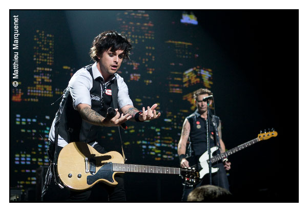 live : photo de concert de Green Day  Paris, Bercy