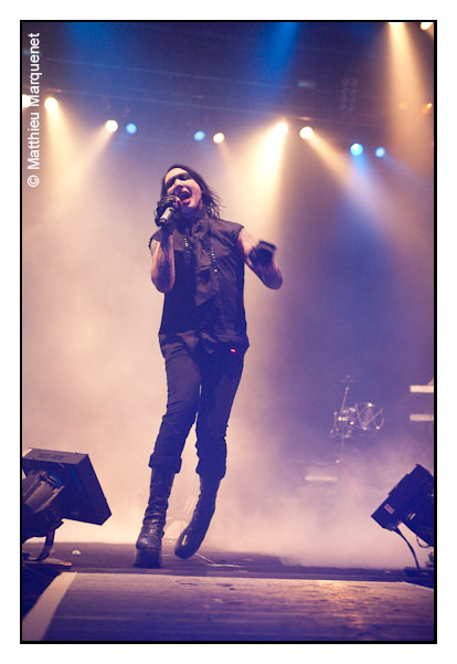 live : photo de concert de Marilyn Manson à Paris, Zénith