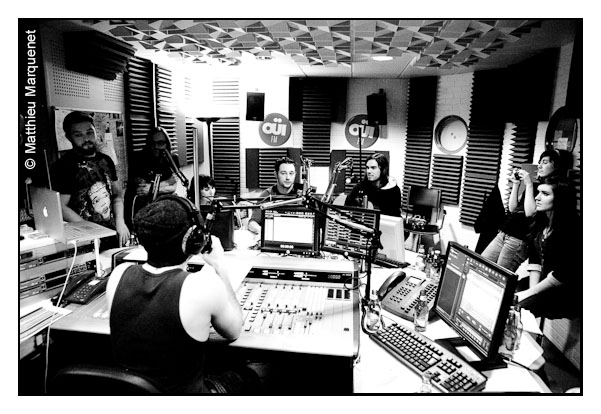 live : photo de concert de AqME  Paris, studio de Ou FM