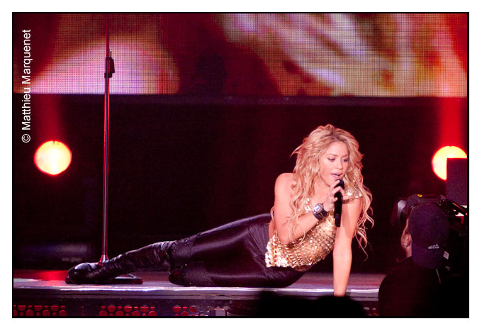 live : photo de concert de Shakira  Paris, Bercy