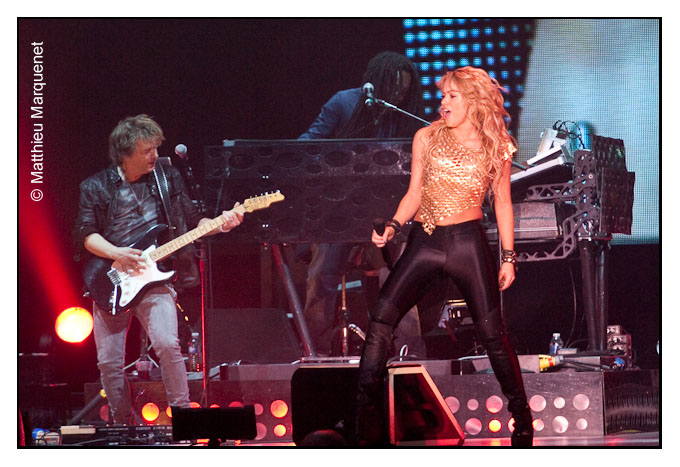 live : photo de concert de Shakira à Paris, Bercy