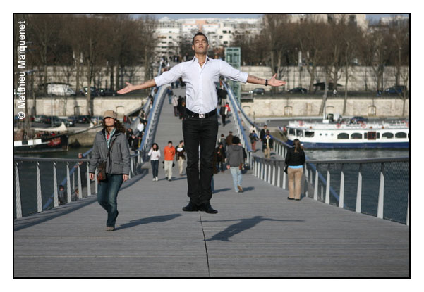 photo de Vincent, magicien, session photo  la bibliothque Franois Mitterand, Paris, 15 mars 2009