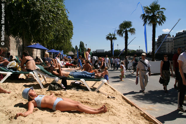 photo de Reportage � Paris-Plage, �t� 2005